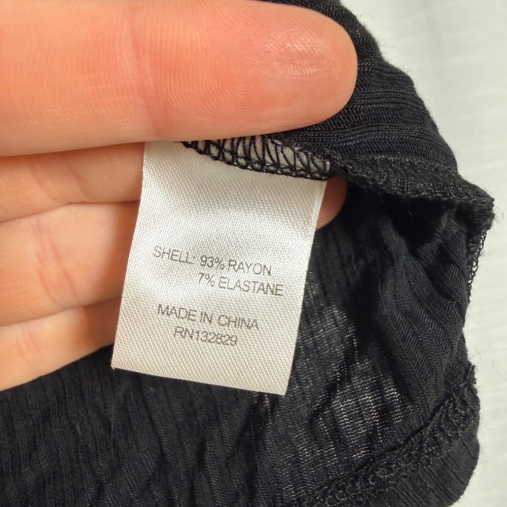 Privacy Please Black Cold Shoulder Mock Neck Long Sleeve Top | Size S - Picture 11 of 12